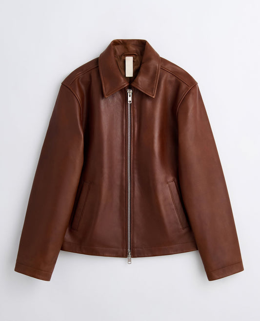 SHORT LEATHER JACKET