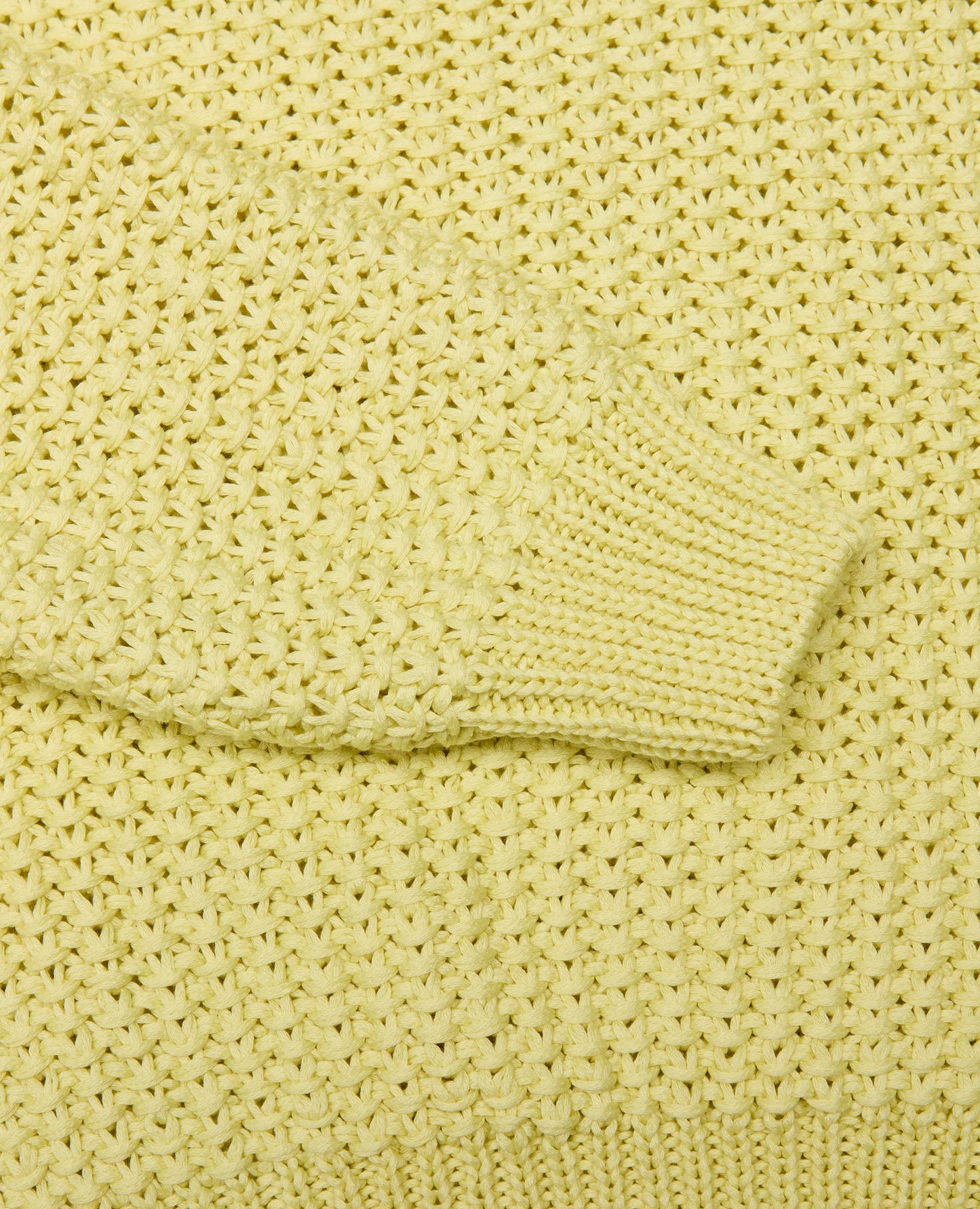 TAPE SWEATER . FADED YELLOW