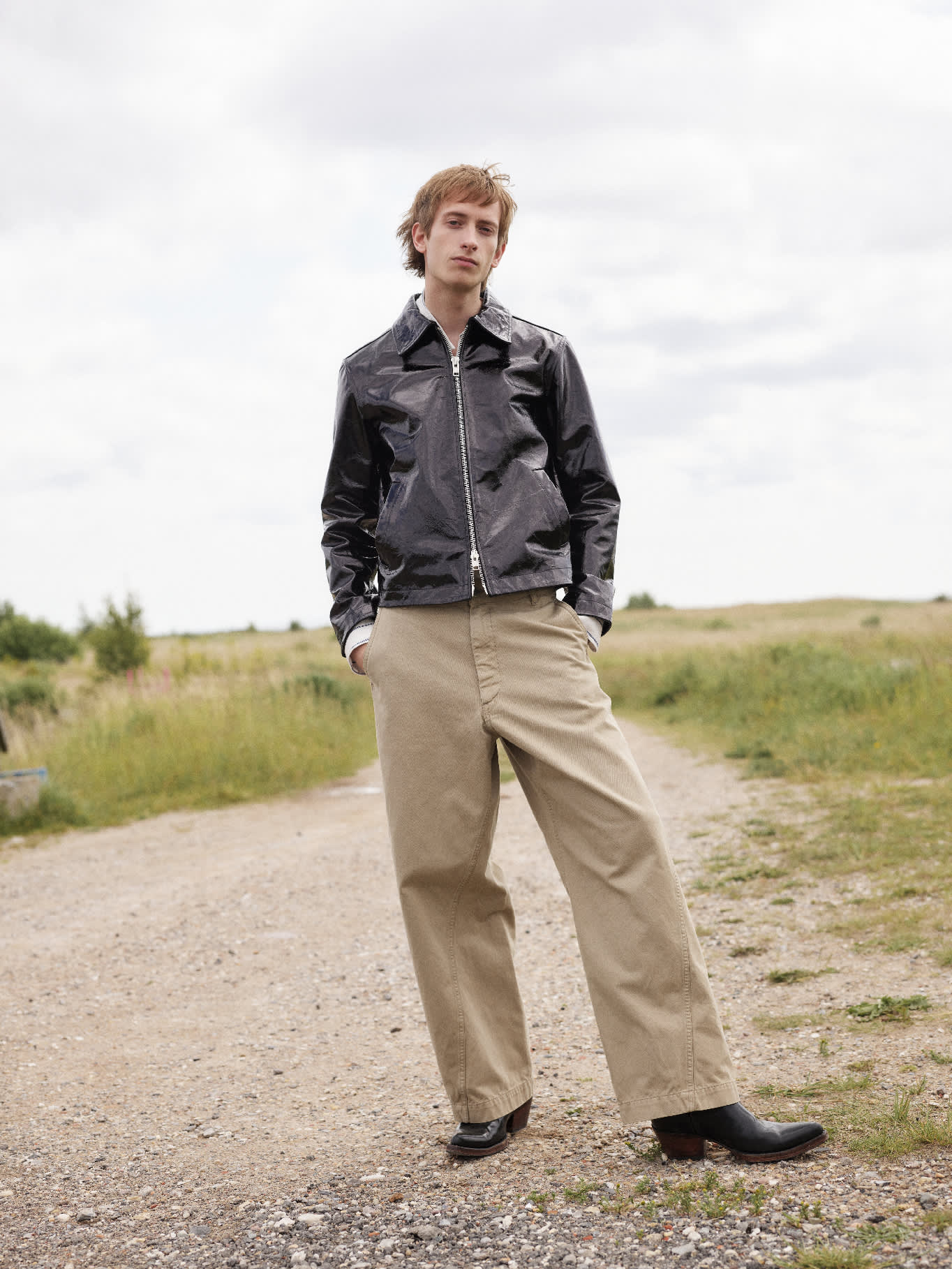 Short Leather Jacket Patent