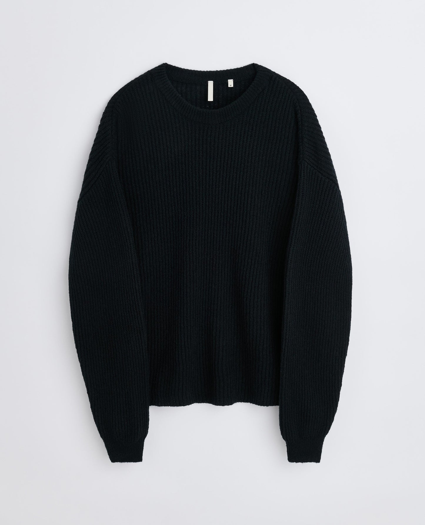 AIR RIB KNIT . BLACK