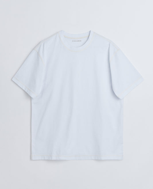 CONTRAST TEE . WHITE