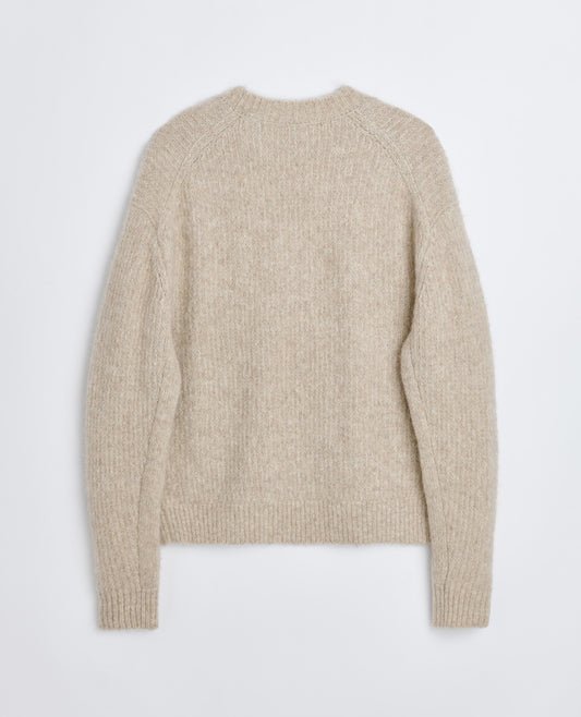 YAK SWEATER . BEIGE