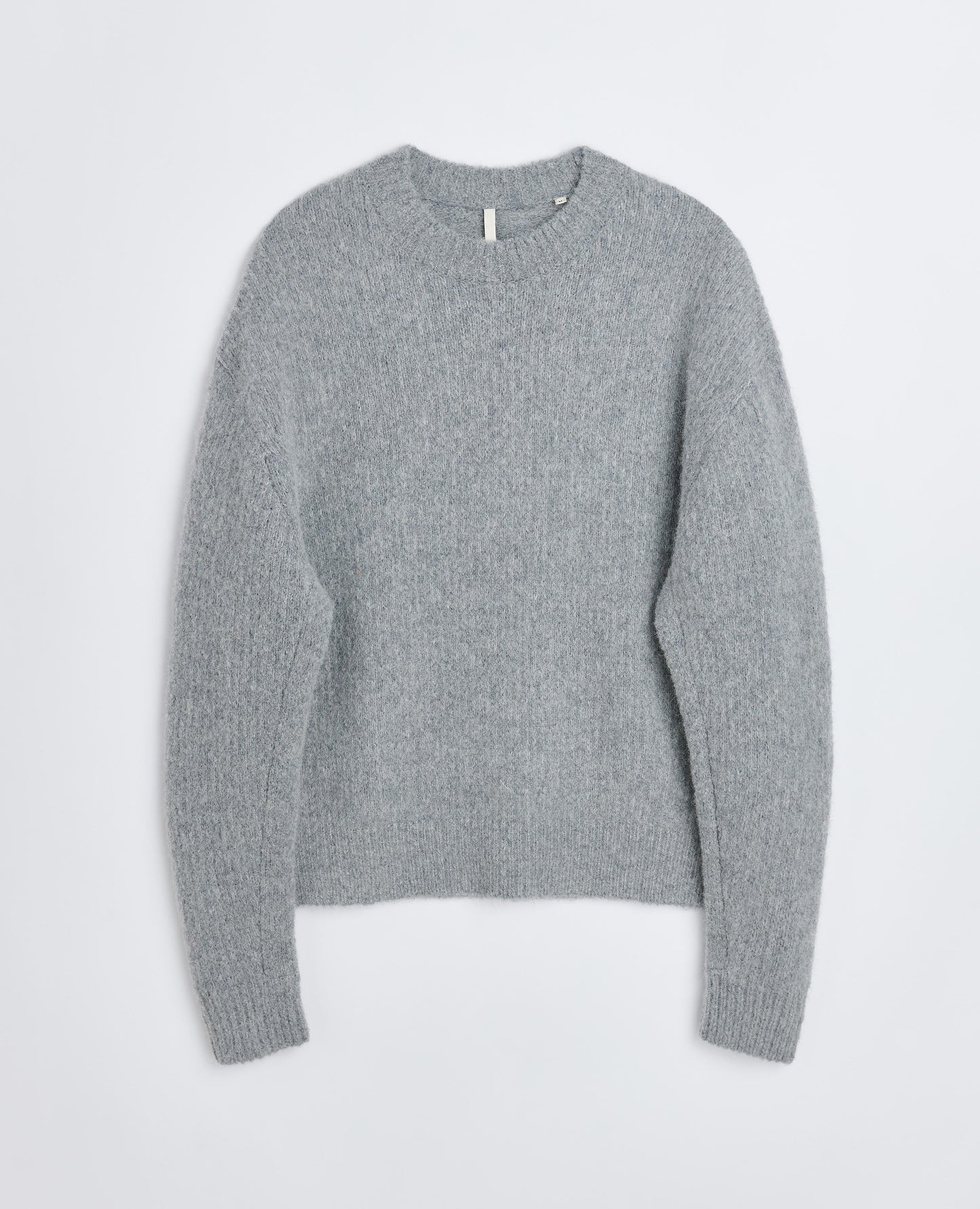 YAK SWEATER . GREY MELANGE