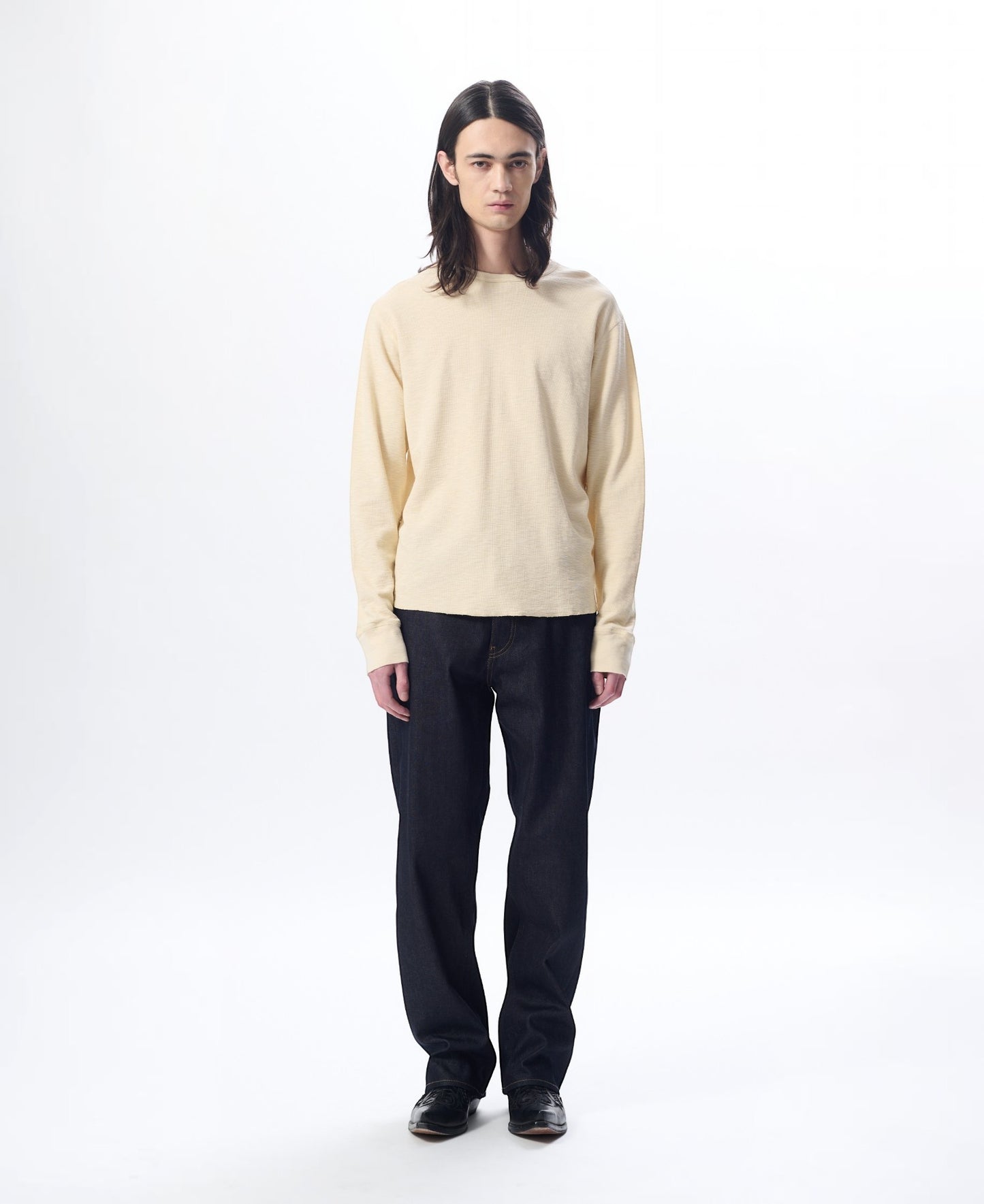 WAFFLE TEE LS