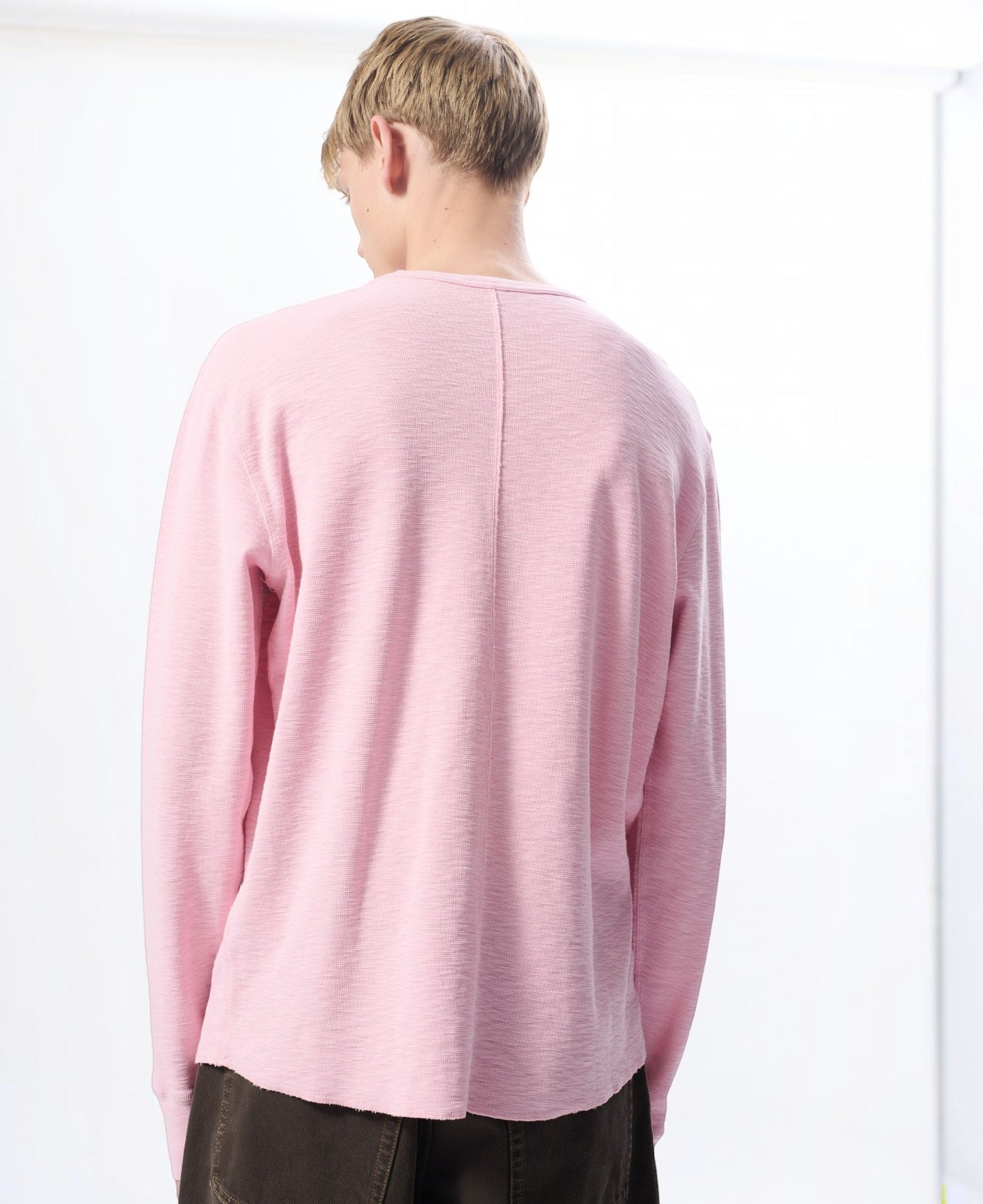 WAFFLE TEE LS