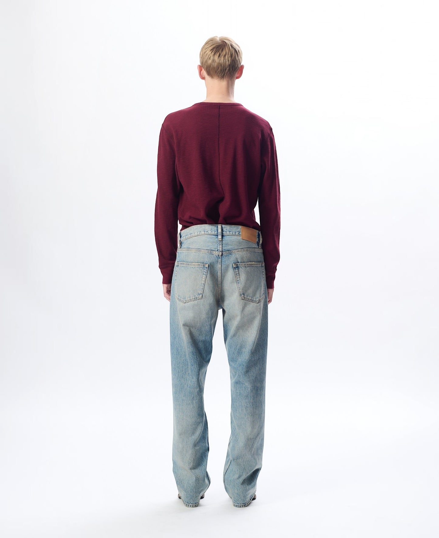 WAFFLE TEE LS