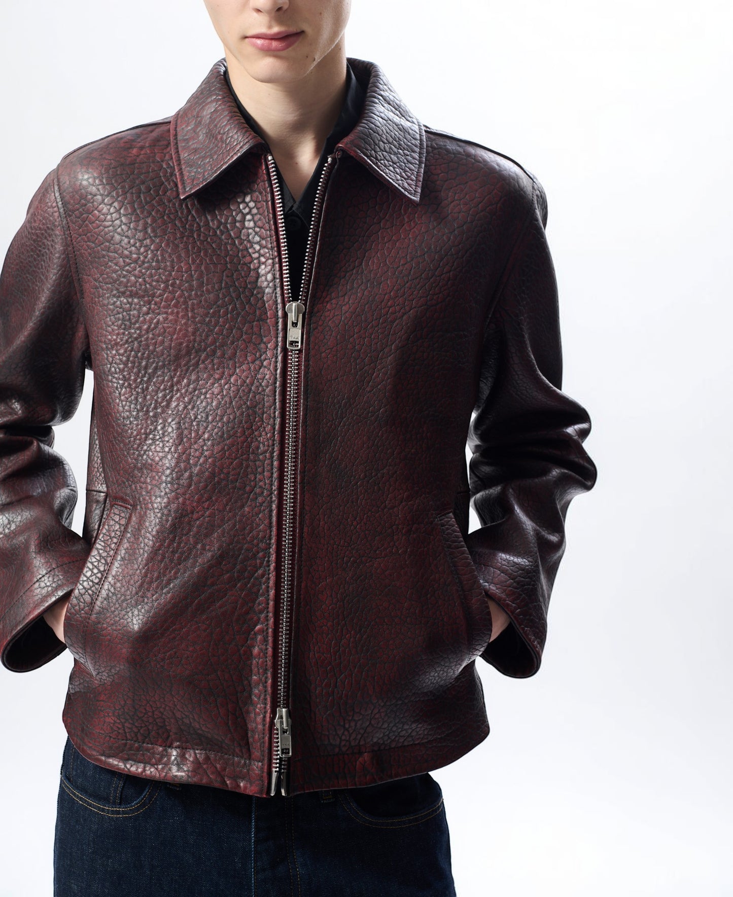 SHORT LEATHER JACKET