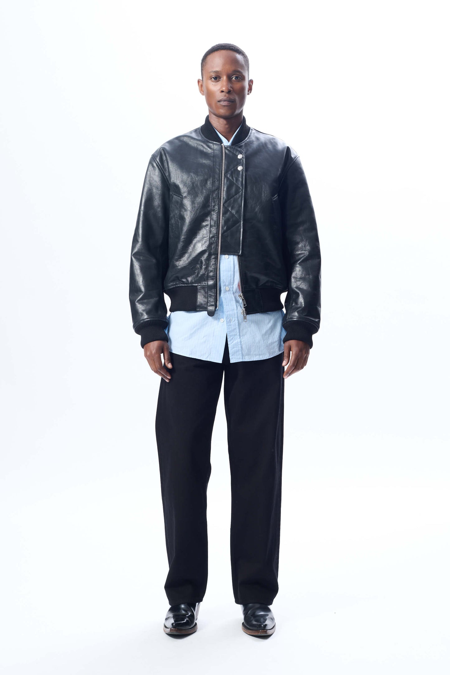 LEATHER FLIGHT JACKET