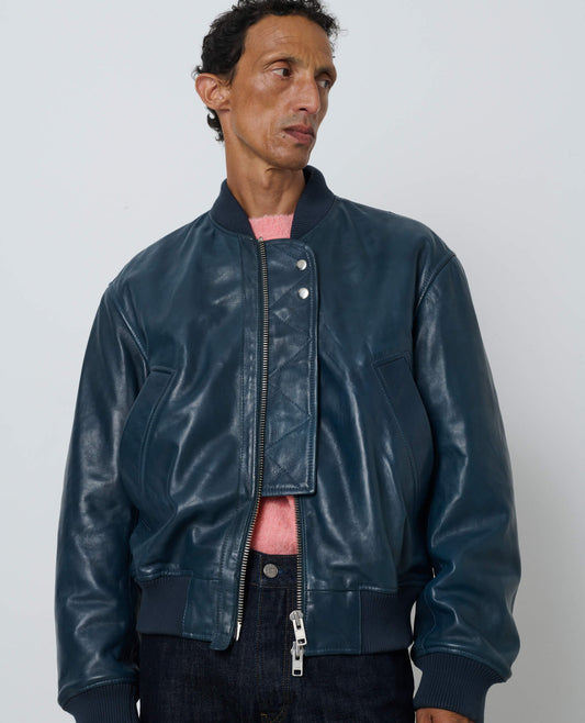 LEATHER FLIGHT JACKET