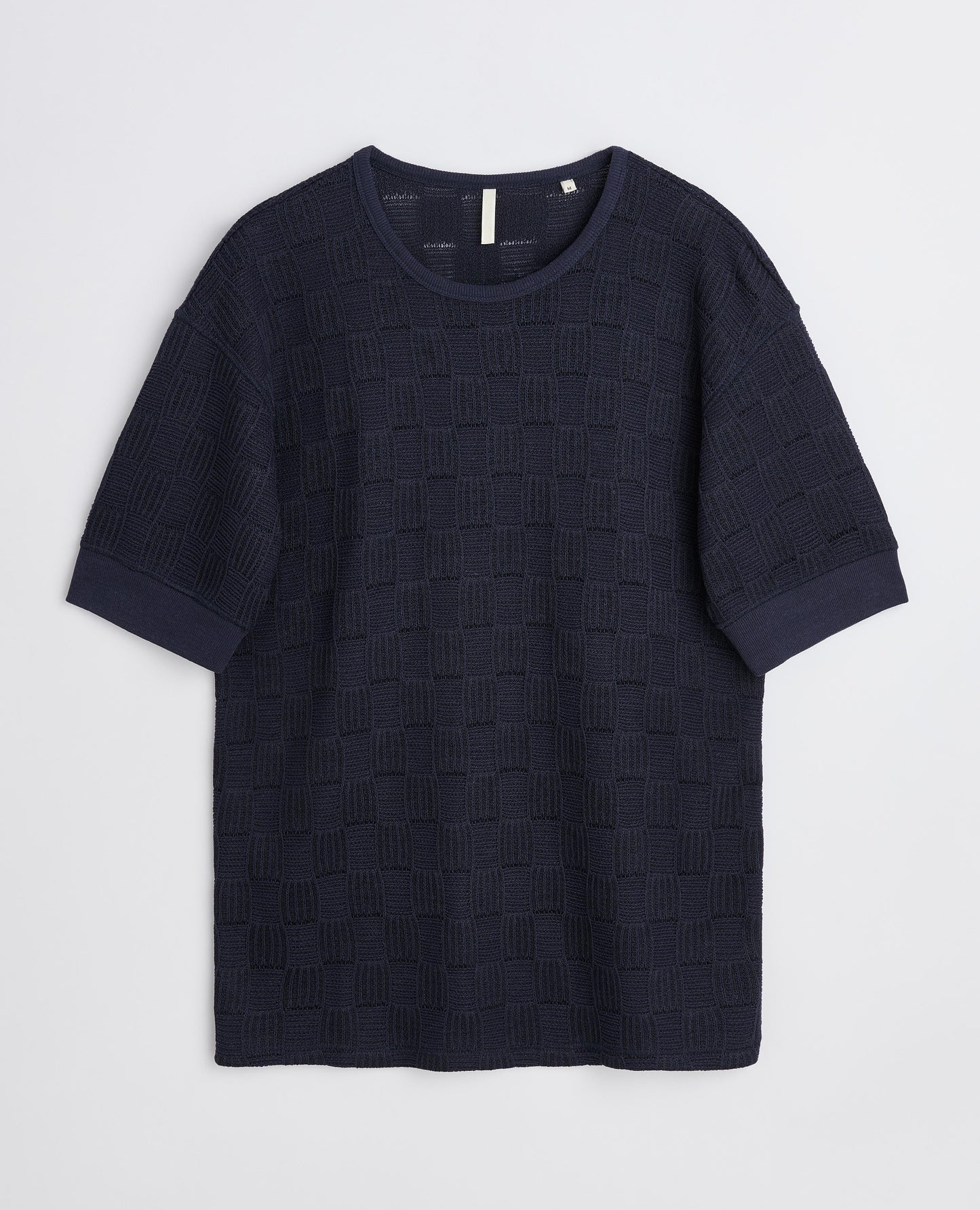 GYM TEE JACQUARD . NAVY