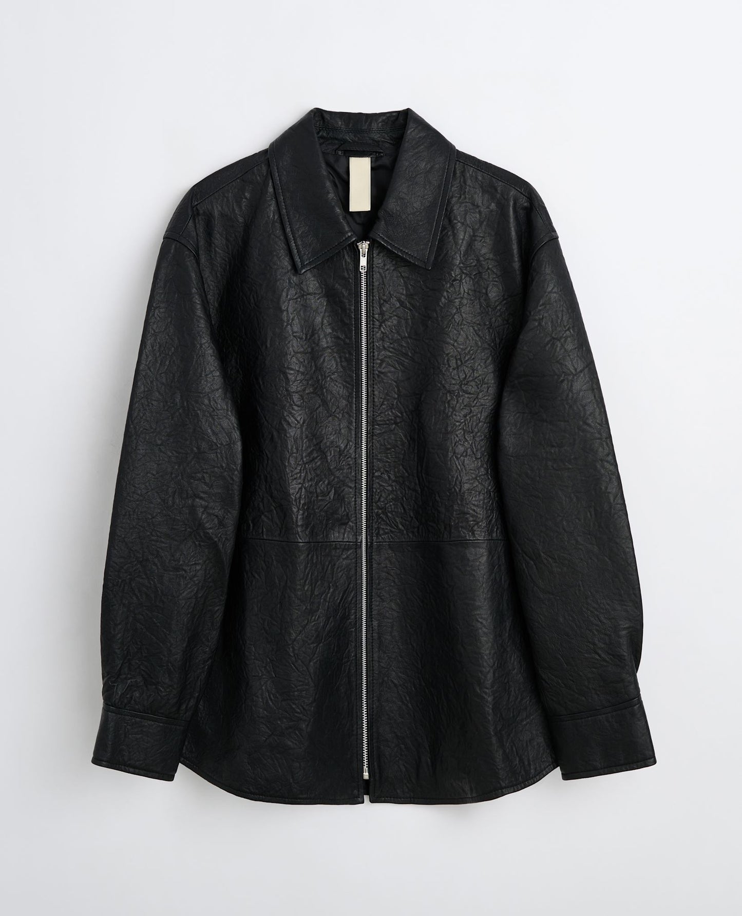 Crinkle Leather Shirt