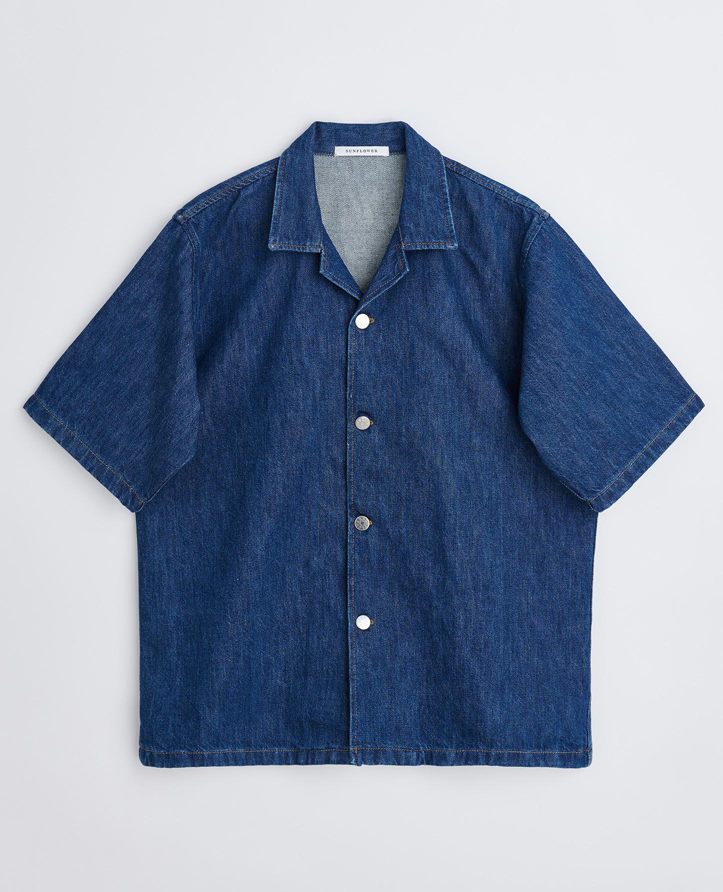 LOOSE SHIRT . RINSE BLUE