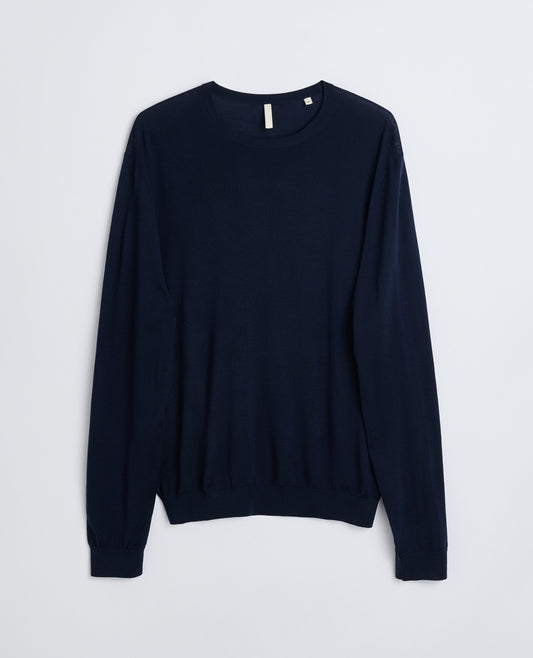 MERINO CREW NAVY