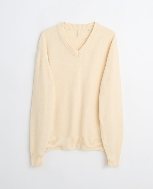 Moon V-neck Chenile