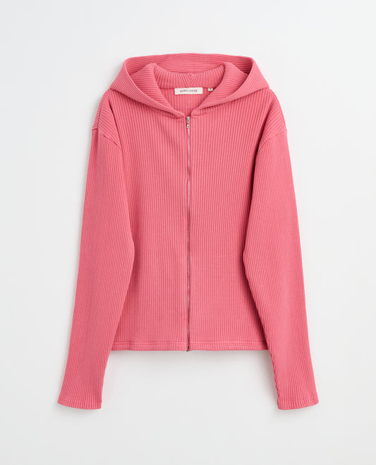 RIB ZIP SWEAT