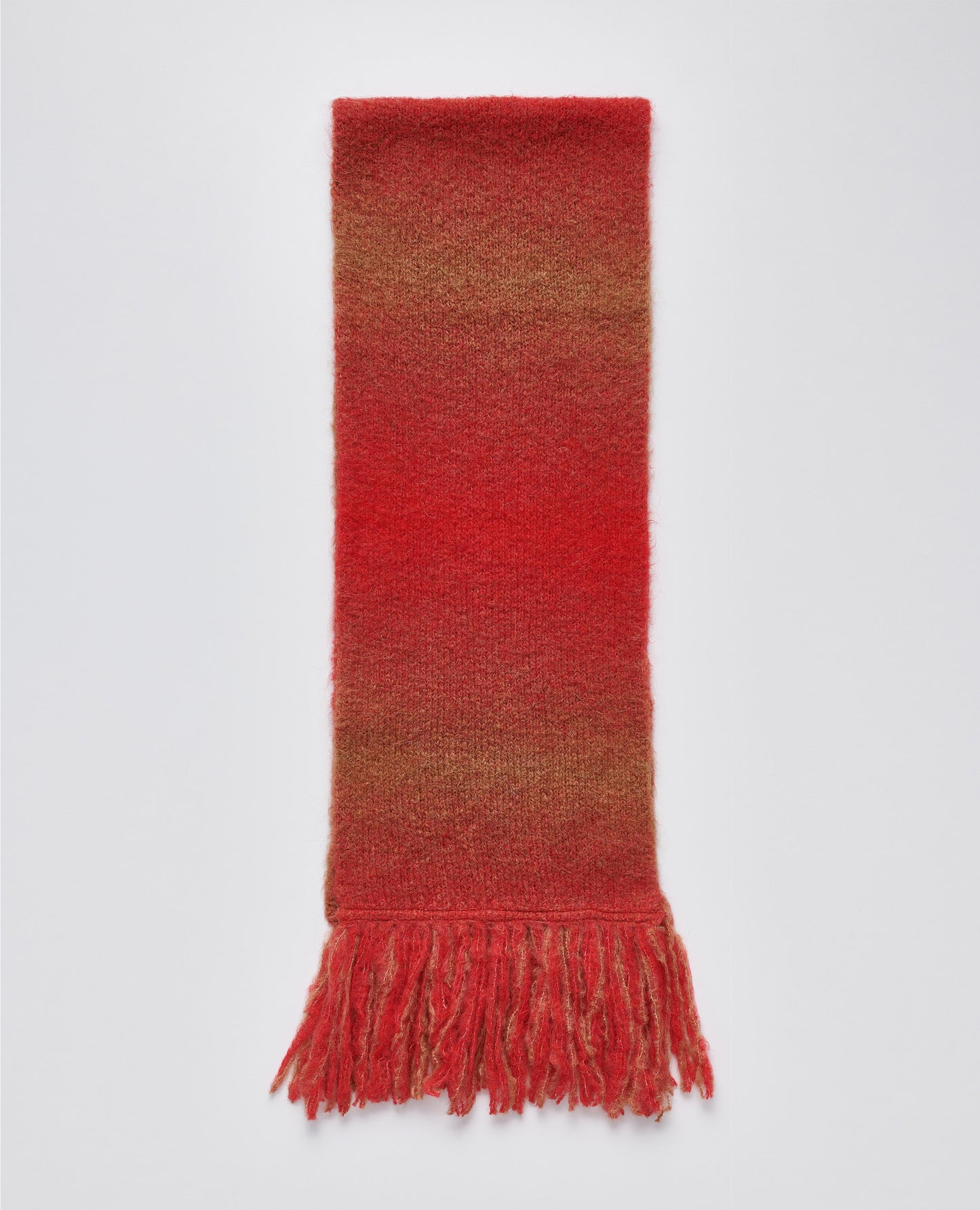 OMBRE SCARF . RED