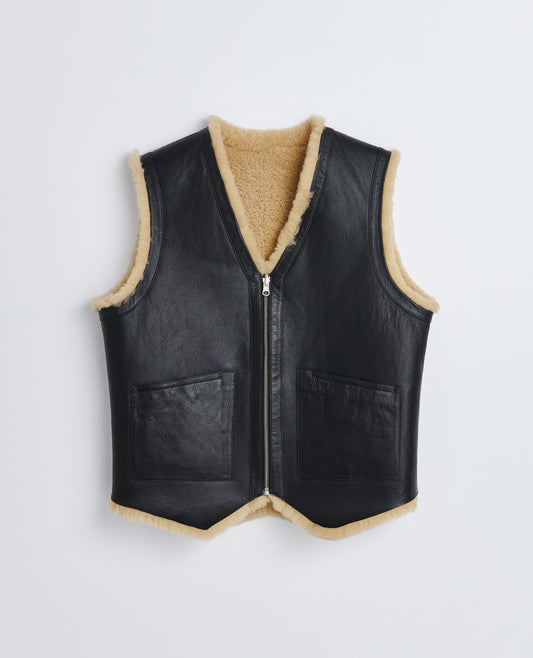 SHEARLING VEST