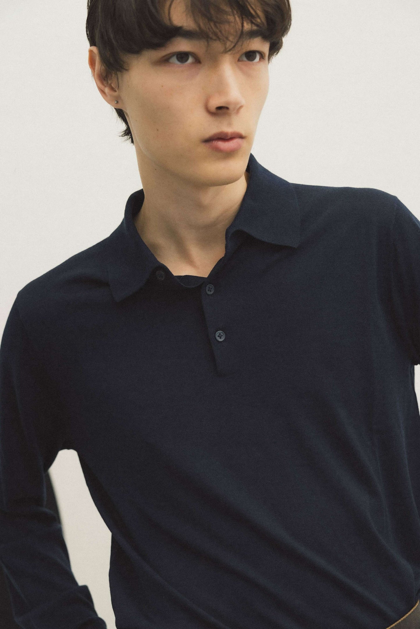 MERINO POLO NAVY