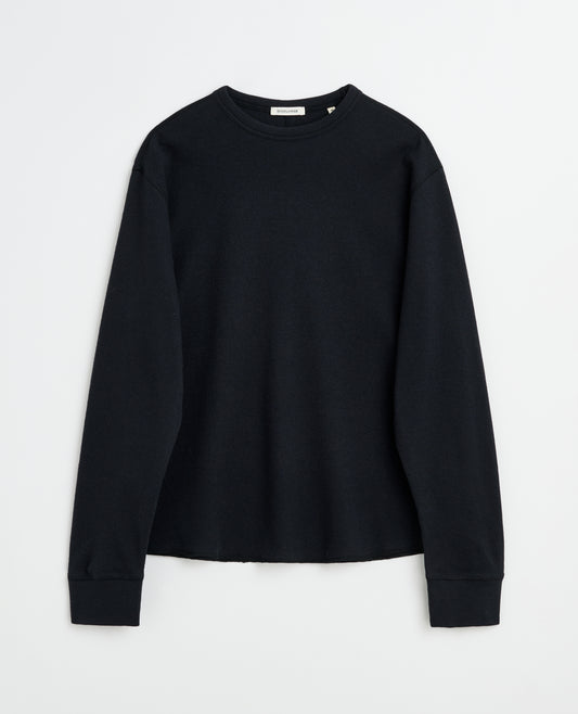 WOOL WAFFLE TEE LS