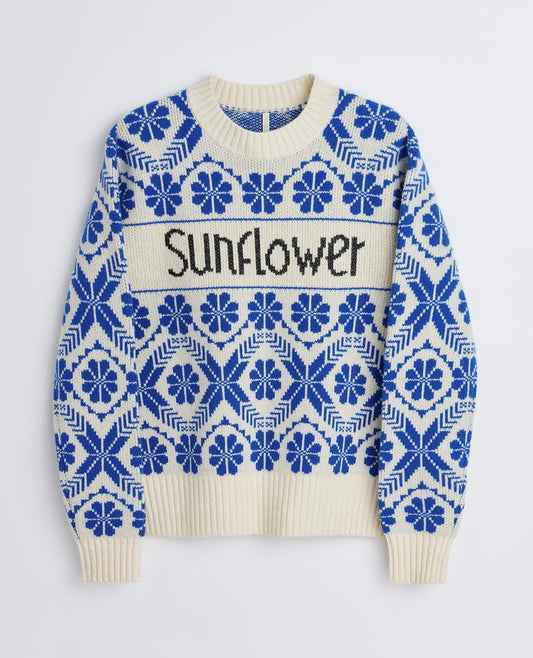 FAIRISLE KNIT . BLUE