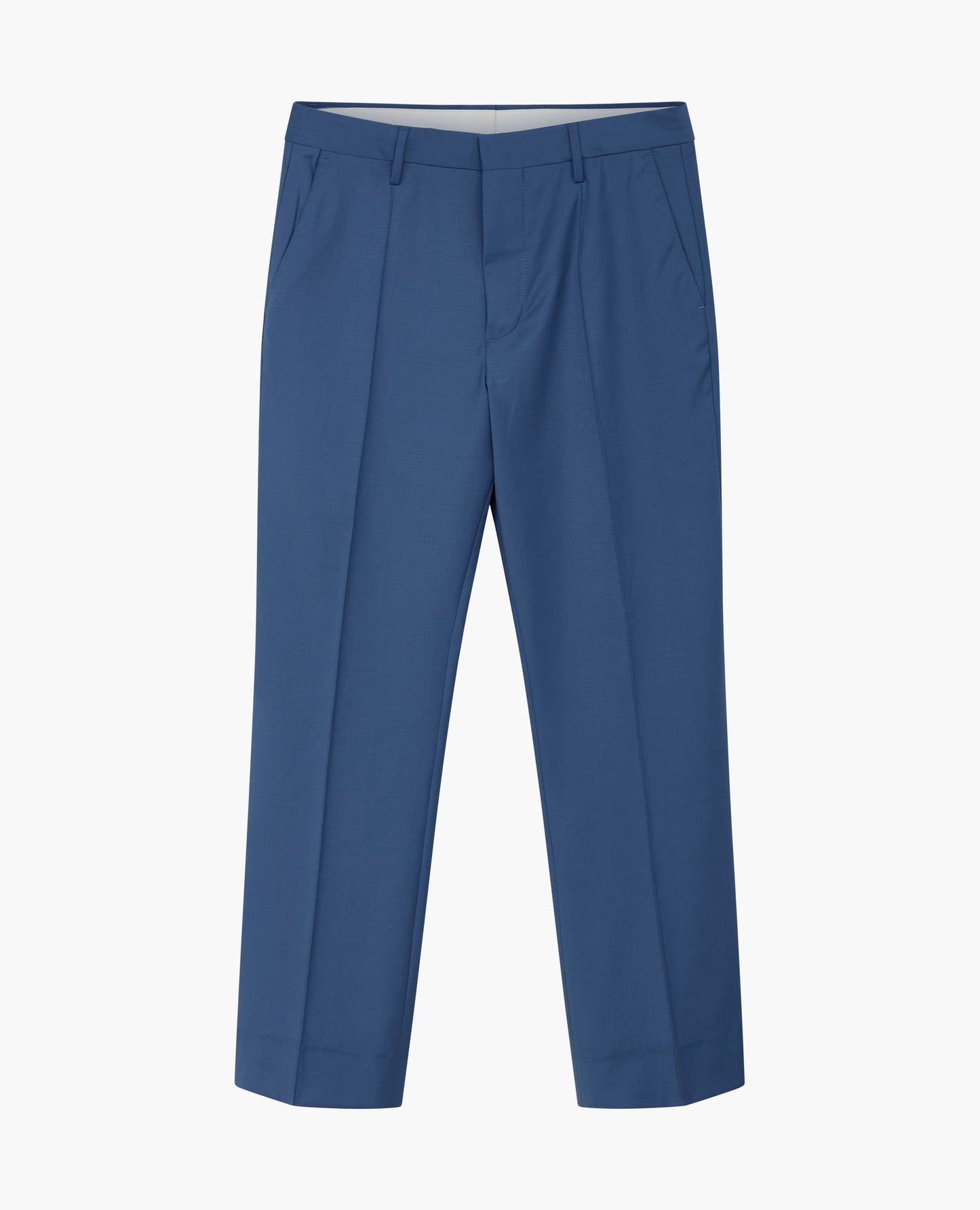 SHARP TROUSERS WOOL . BLUE